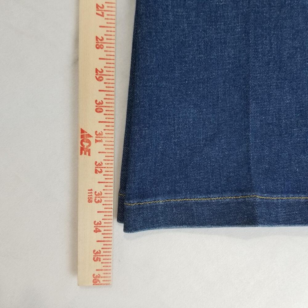 SPANX Jeans Womens Medium Blue EveryWear Flare Pull On High Rise Stretch 21164R - Picture 12 of 13